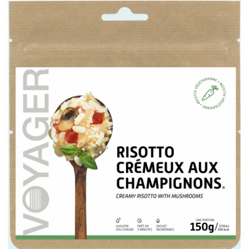 VOYAGER RISOTTO CREMEUX AUX CHAMIPGONS 150 g